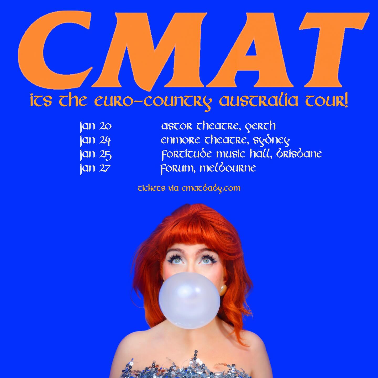 CMAT It's the Euro-Country Tour Poster 2026
